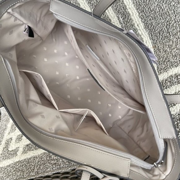 Kate Spade Dana Tote Platinum Grey - Picture 9 of 16